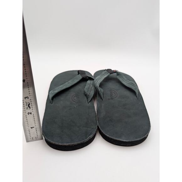 Rainbow 301ALTS Men's Flip Flop Sandals Premier Leather Blue 3X-Large US13.5-15 - Picture 4 of 12